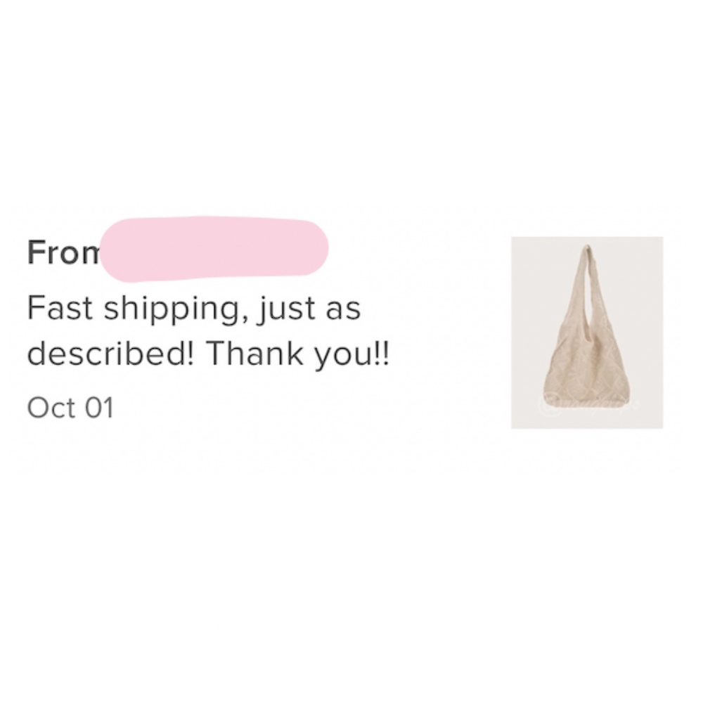 Knit Hollow Out Tote Beige Shoulder Bag - Picture 10 of 10